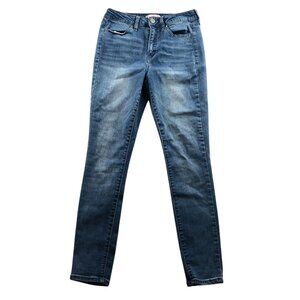 SO Womens Jeans Size 9 Ultimate Jegging High Rise Blue Denim Skinny Leg Casual